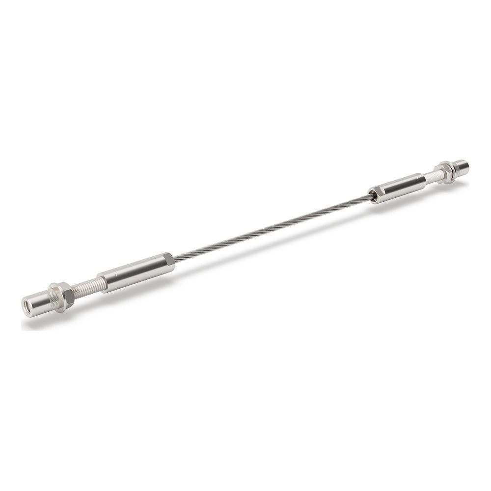 Bright Finish DIY SWAGELESS Wire Balustrade - Metal Insert System - Suits Metal Posts